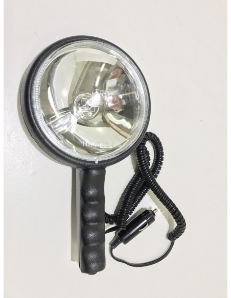 LAMPADA ALOGENA PORTATILE- ATTACCO JACK 12 V. STANDARD.
