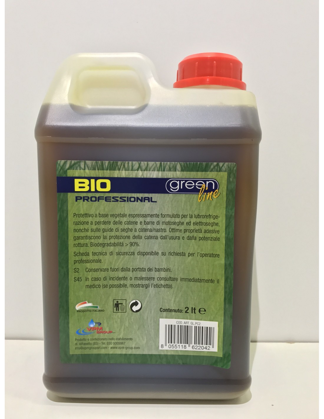 Olio protettivo refrigerante lubrifica catena motosega elettrosega vegetale