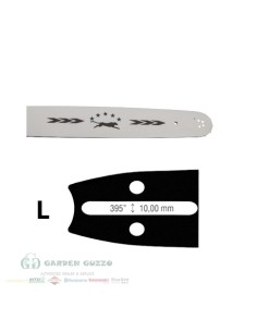 BARRA CATENA OLEOMAC BLITZ B50/B52; LUNGH: 45 MM - SP.: 1,5 - PASSO.: 3/8 - MAGLIE: 68