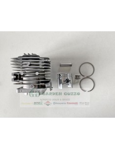 BLUE BIRD CILINDRO COMPLETO MOTOSEGA CS 380; PISTONE+SEGMENTI+GABBIA A RULLI+ SPINOTTO;