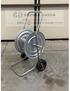 CARRELLO AVVOGITUBO IN ACCIAIO ZINCATO; CAPACITA\' 50 M - TUBO: 5/8; 80  M -TUBO 1/2;