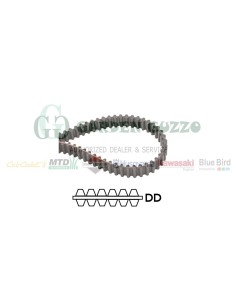 CASTEL GARDEN/GGP/ALPINA CINGHIA LAME DENTATA; TC 122; COD. ORIG.: 35065601/0