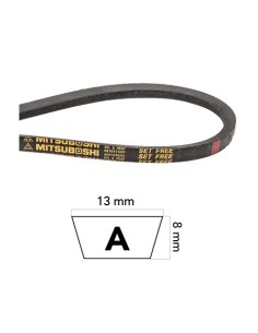 CINGHIA SEZ. A - MISURA A33TRAPEZOIDALE - 888 MM DIM. EST.