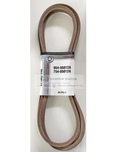 CUB CADET CINGHIA PIATTO LAME Z1 122; XZ3 122; PIATTI 122 CM.