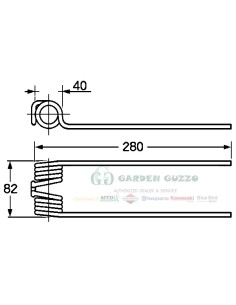DENTE RANGHINATORE LINCE; FILO DIAM 6;