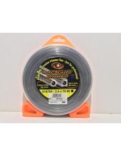 FILO DECESPUGLIATORE DOPPIA ANIMA QUADRO; 2,4 - 70 MT