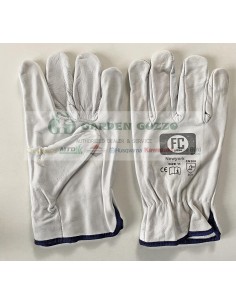 GUANTO PELLE ORLATO NEW YORK; TG. 11