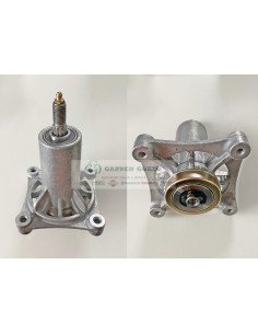 HUSQVARNA/PATNER/MCCULLOCH/CRAFTSMAN MOZZO LAMA 4 FORI COMPLETO; PIATTI 107 CM. SC. LATERALE