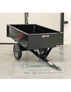 MTD RIMORCHIO PER TRATTORINO ACCIAIO; DIM.: 177,8 X 66 X 50,8 H; PORTATA 340 KG.