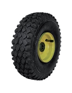 RUOTA COMPLETA - 410X350 - 4 - ATTACCO C/CUSCINETTI. (CERCHIO + PNEUMATICO)