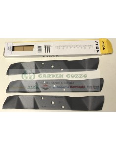 STIGA KIT 3 LAME; RIDER FRONTALE PIATTO 102 CM; VILLA 102 M/ PARK 100 M/ PARK 102 M.