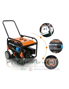 GENERATORE GENKINSMOD.: GK 3800 W MOTORE.: GENKINS ; 223 CC; - 3800 Kw; CARRELLATO;