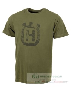HUSQVARNA T-SHIRT EXPLORER MOD: GREEN TREE; TG.: M;