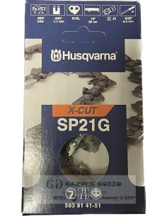 HUSQVARNA CATENA X-CUT; CONF. 0.325 - 0.043; 1,1 - 59  MAGLIE; BARRE 35 CM. (14)
