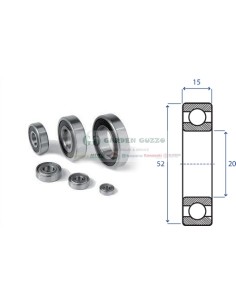CUSCINETTO A SFERE 6304 2 RS; RADIALE C/3