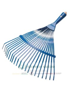 SCOPA DA FOGLIE FISSA  DENTE PIATTO