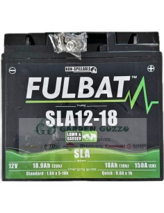 BATTERIA GEL 12 V - 18 AH - POS. DX