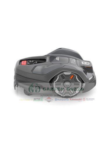 HUSQVARNA AUTOMOWER  MOD.: 410 XE NERA - PER AREE FINO A 1000 MQ; 60 MQ/H; TAGLIO 22 CM - ANT. 18 CM. POST.; PENDENZE 30%;