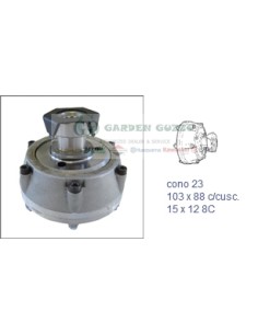 FRIZIONE MOTOCOLTIVATORE CONO 23 MM.; 8 CAVE; 103X88; MONODISCO