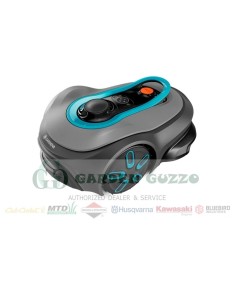 GARDENA ROBOT TAGLIAERBA  MOD.: SMART SILENO FREE 800- SATELITTARE; 4 RUOTE; PRATI FINO A 800 MQ; 3 LAME PIOVOETTANTI;