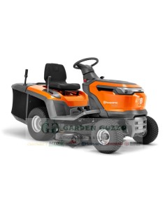 HUSQVARNA TRATTORINO MOD.: TC 114MOT.:  HUSQVARNA  HS452AE; OHV; 16 HP; 452 CC.- PIATTO 95 CM RACCOLTA, HYDRO;