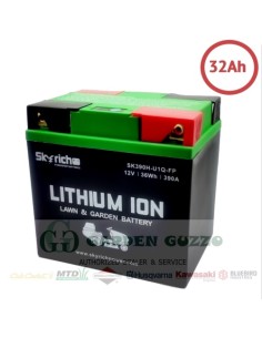 BATTERIA AVVIAMENTO AL LITIO; 32 aH; 4 POLI; TASTO OFF.