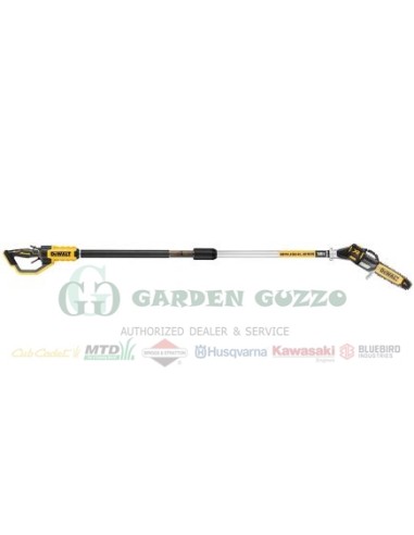 DE WALT POTATORE AD ASTA; 18 V; H. MAX; 4,5 MT; BARRA 20 CM;   SENZA BATT. E CARICA;